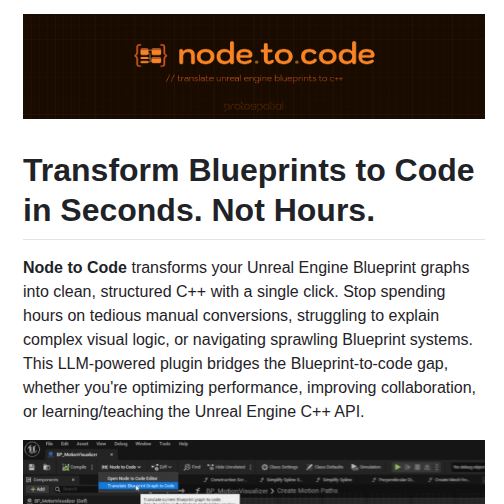 Protospatial Nodetocode screenshot