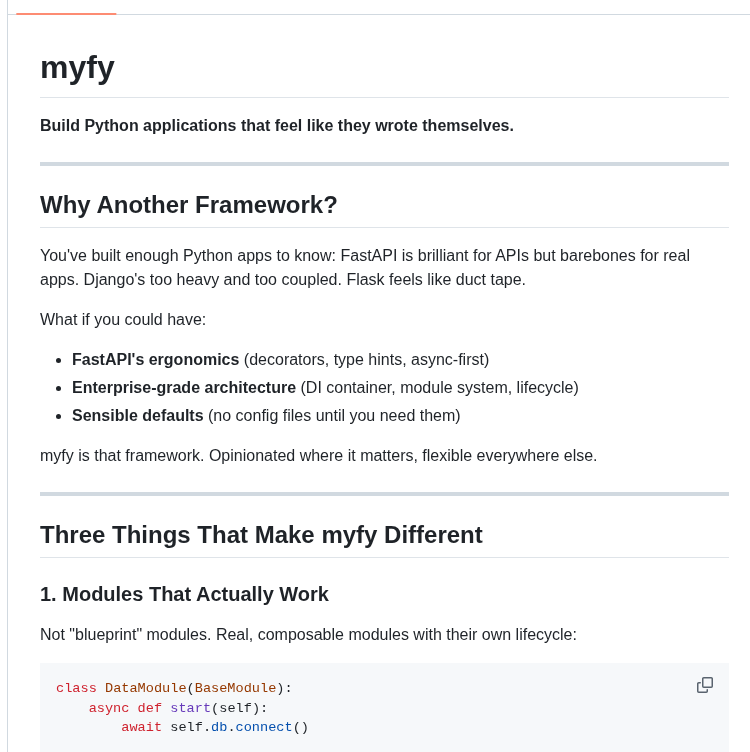 Psincraian Myfy screenshot