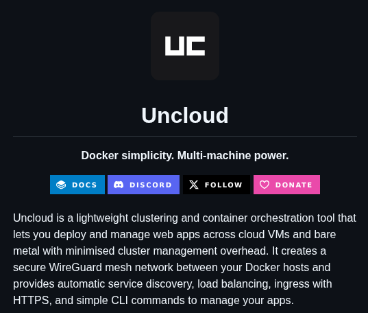 Psviderski Uncloud screenshot