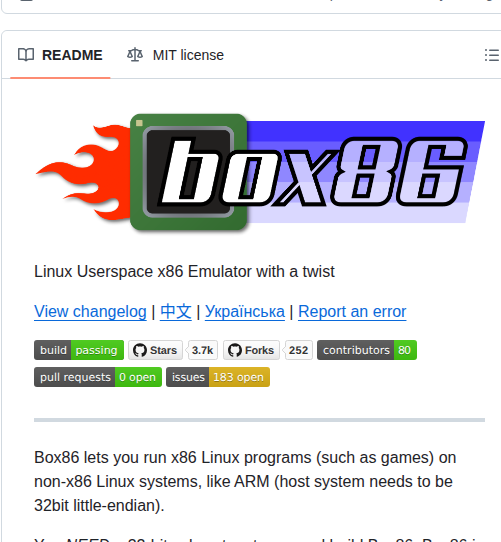 Ptitseb Box86 screenshot