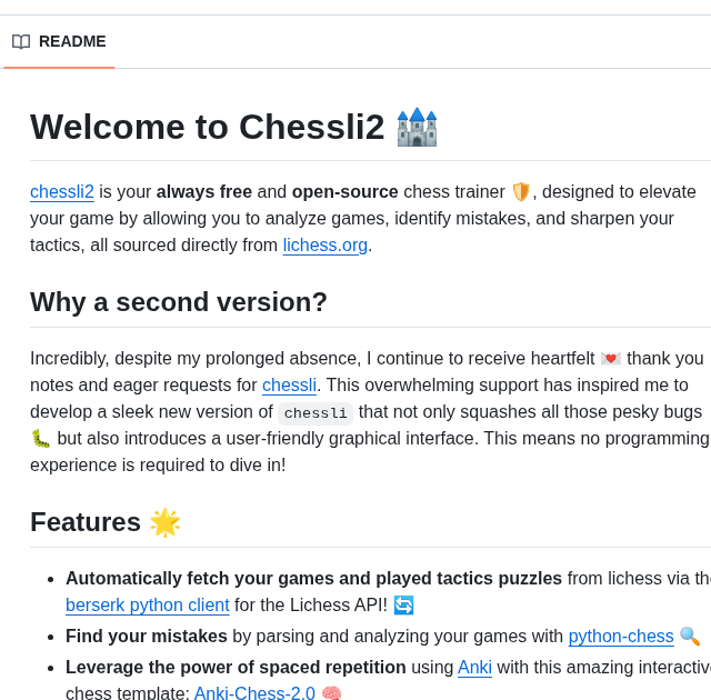 Pwenker Chessli2 screenshot