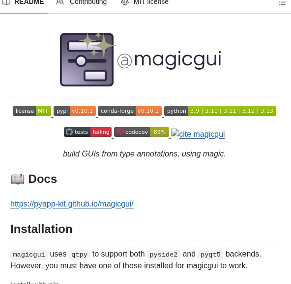 Pyapp Kit Magicgui screenshot