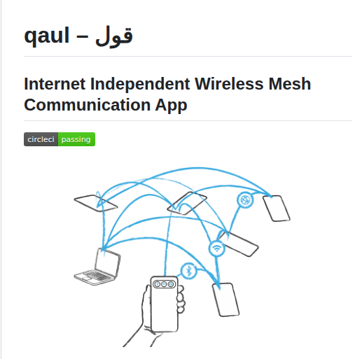 Qaul Qaul.net screenshot