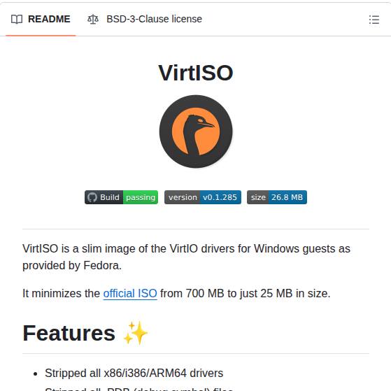 Qemus Virtiso screenshot