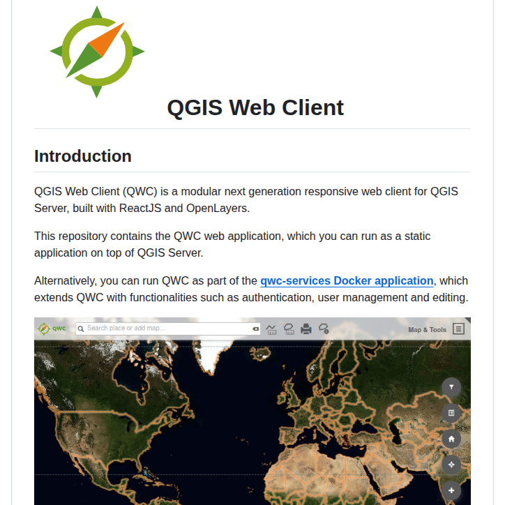 Qgis Qwc2 screenshot