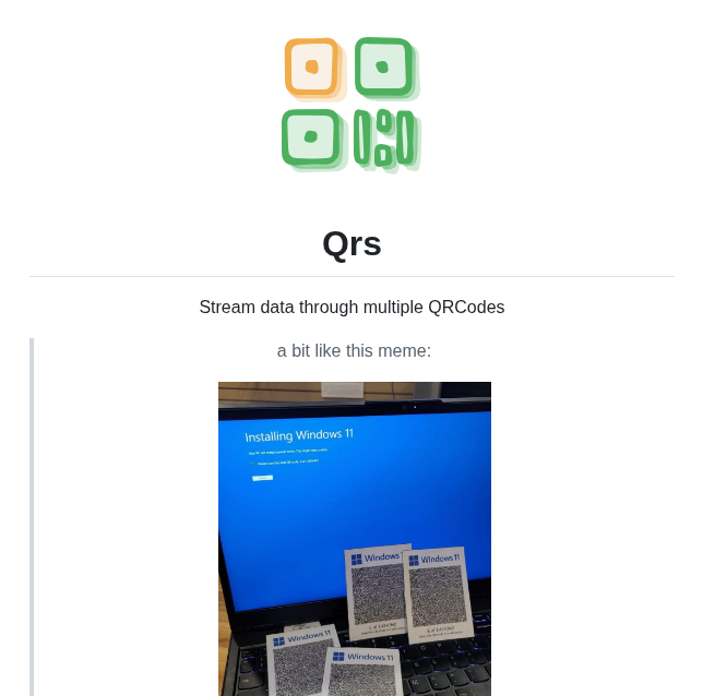 Qifi Dev Qrs screenshot