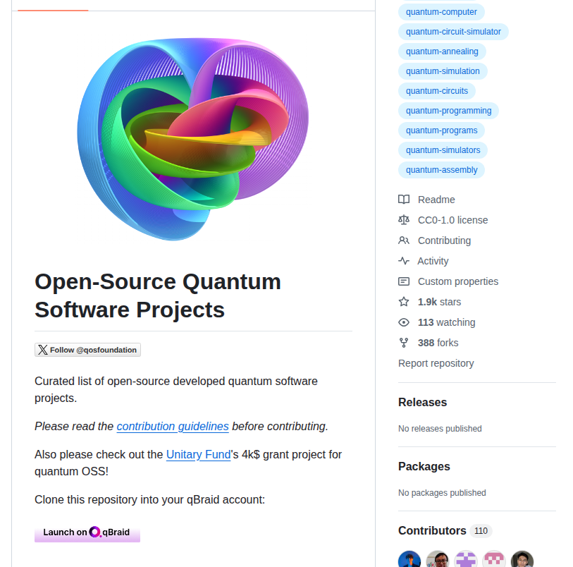 Qosf Awesome Quantum Software screenshot