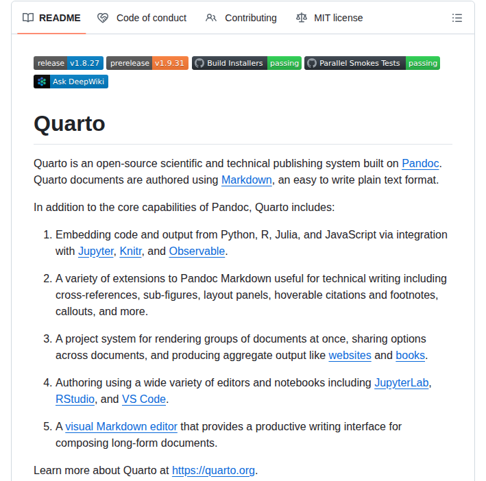Quarto Dev Quarto Cli screenshot