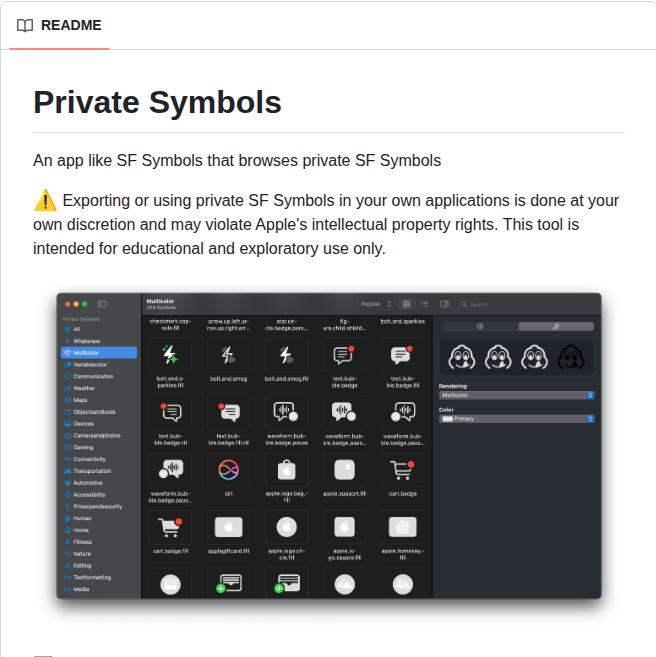 Quentinfasquel Privatesymbols screenshot
