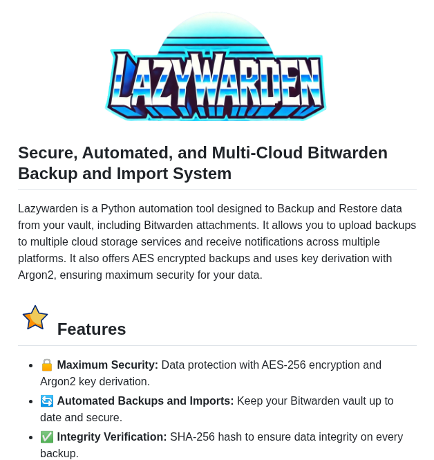 Querylab Lazywarden screenshot