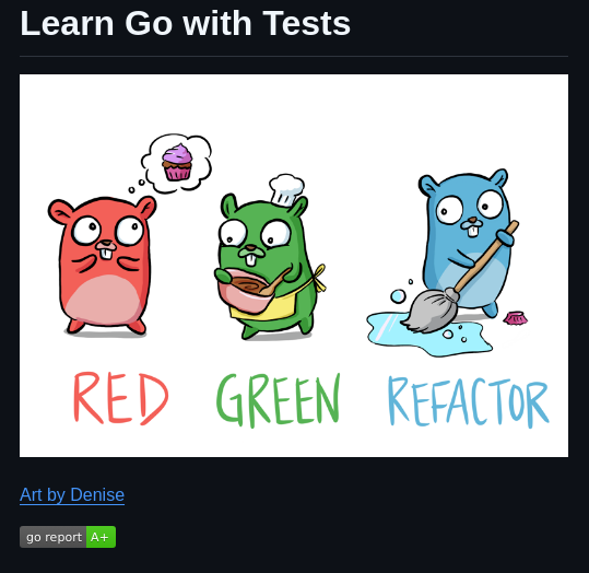 Quii Learn Go With Tests screenshot