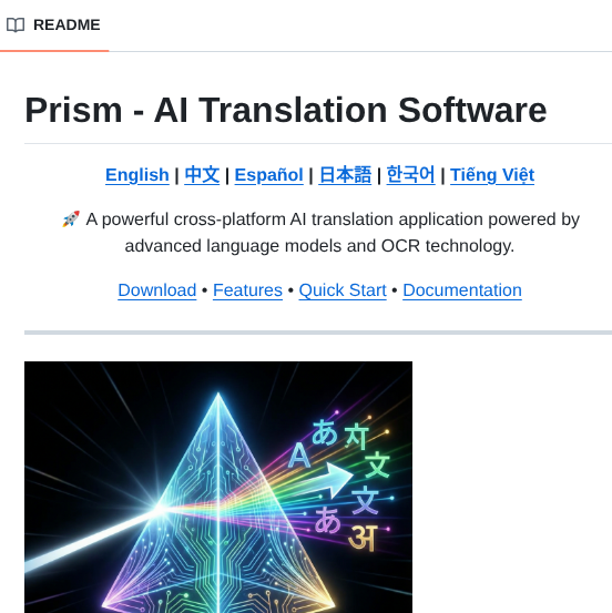 Qyzhg Prism screenshot