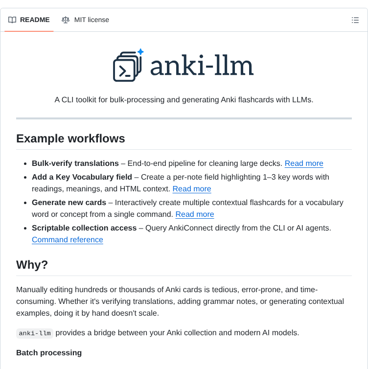 Raine Anki Llm screenshot