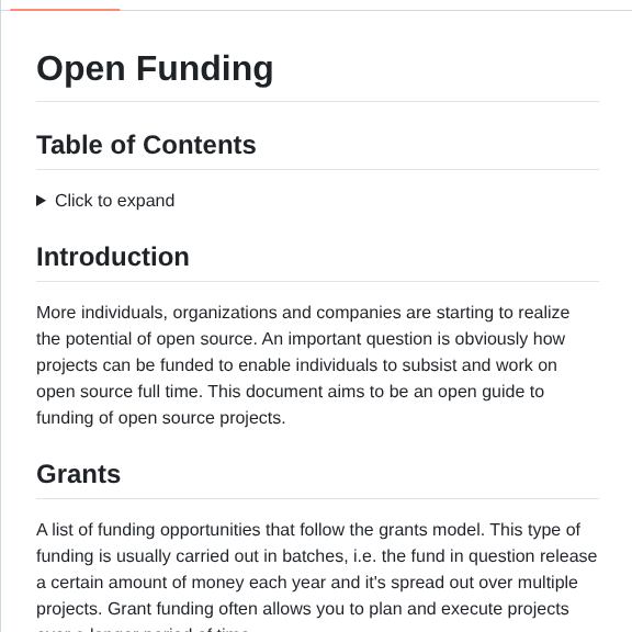 Ralphtheninja Open Funding screenshot