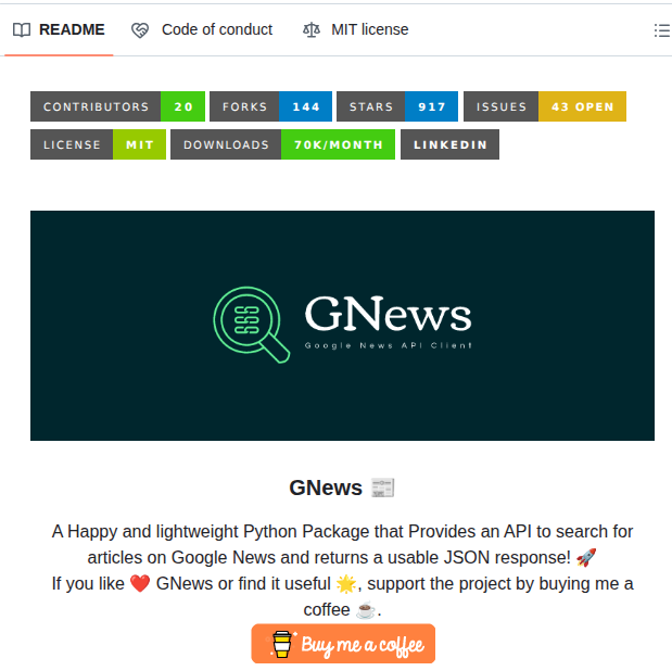 Ranahaani Gnews screenshot