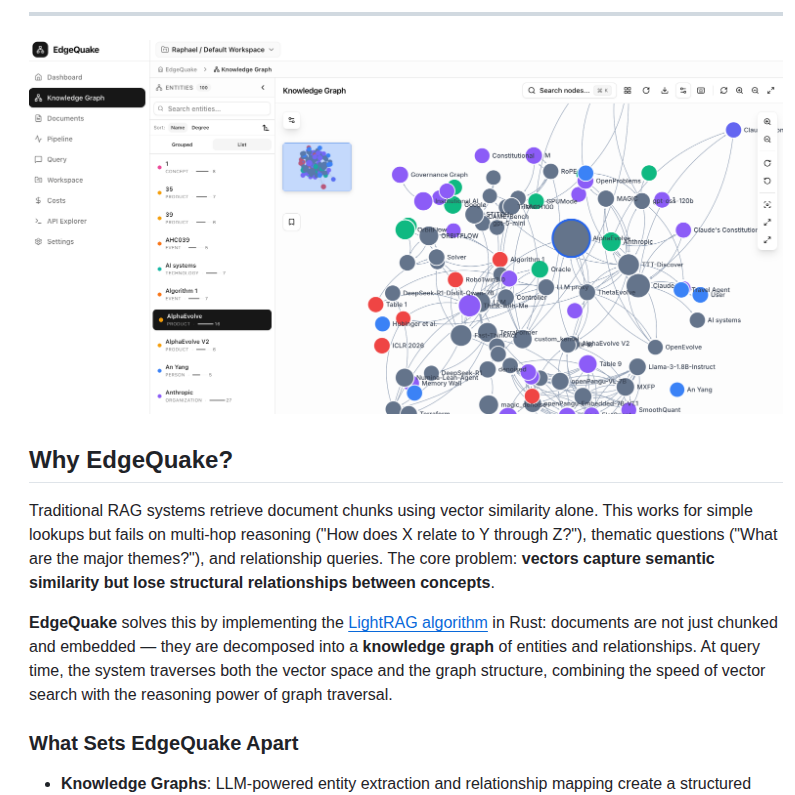 Raphaelmansuy Edgequake screenshot