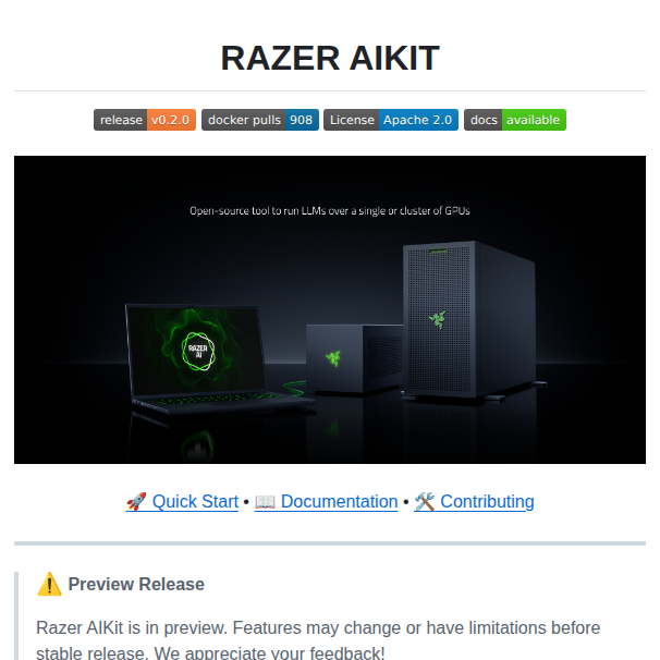 Razerofficial Aikit screenshot
