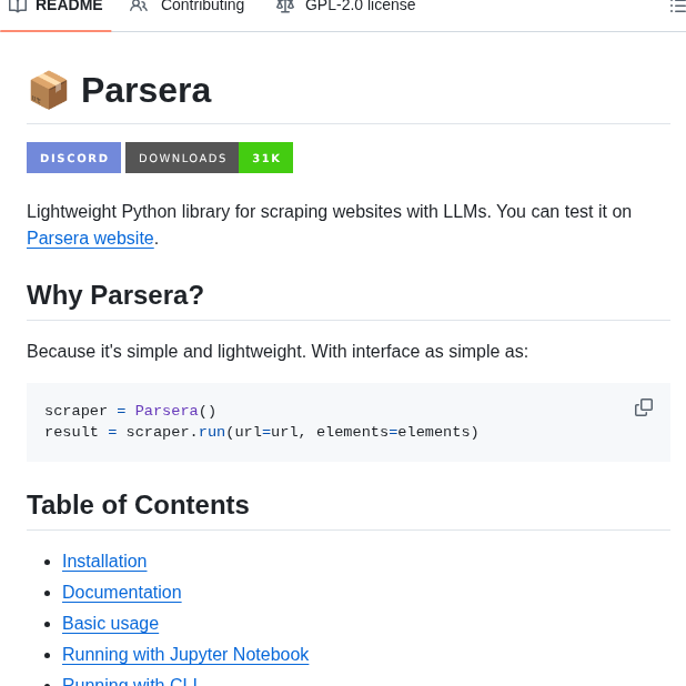 Raznem Parsera screenshot