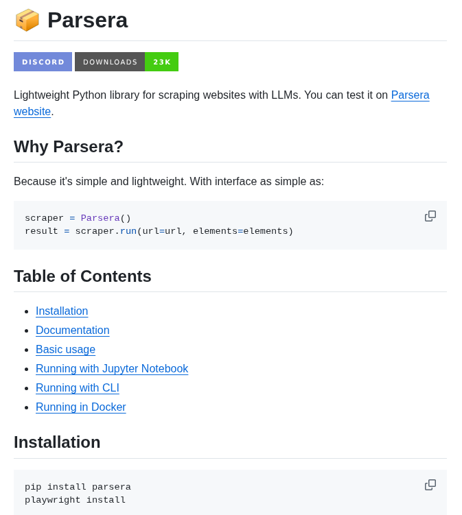 Raznem Parsera screenshot