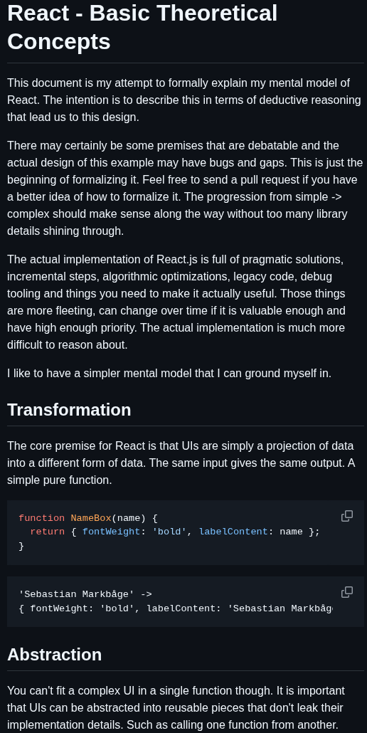 Reactjs React Basic screenshot
