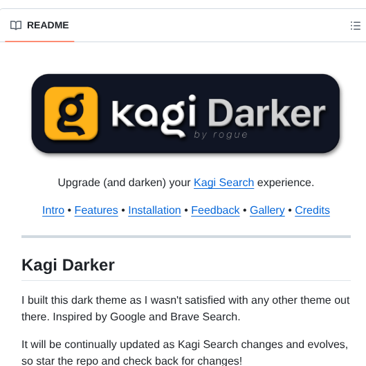 Realrogue Kagi Darker screenshot