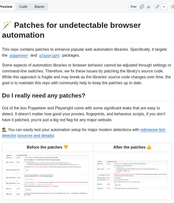Rebrowser Rebrowser Patches screenshot