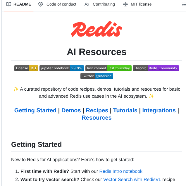 Redis Developer Redis Ai Resources screenshot