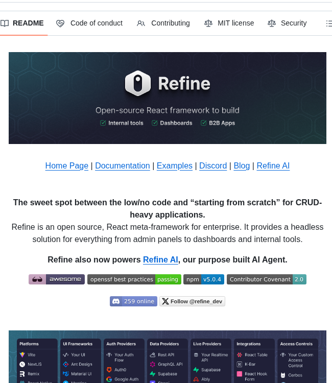Refinedev Refine screenshot