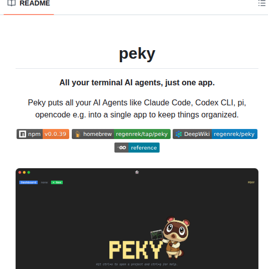Regenrek Peky screenshot