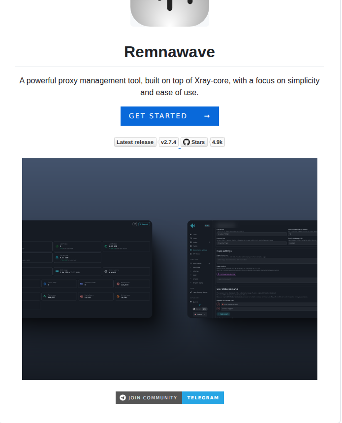 Remnawave Panel screenshot