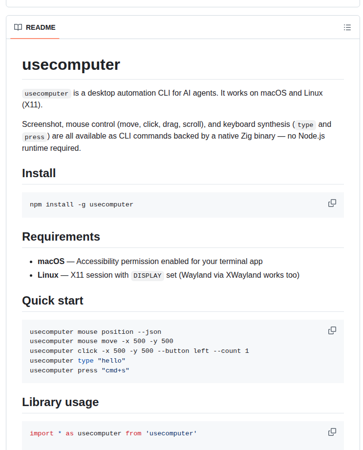 Remorses Usecomputer screenshot
