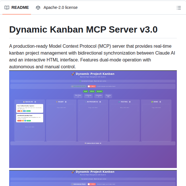 Renatokuipers Dynamic Kanban Mcp screenshot