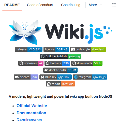 Requarks Wiki screenshot