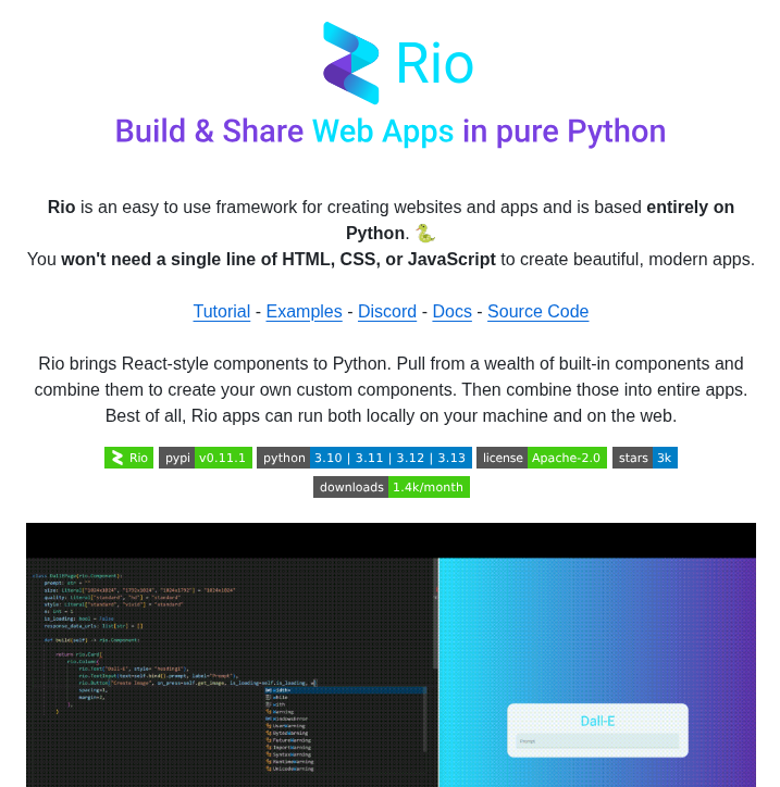 Rio Labs Rio screenshot