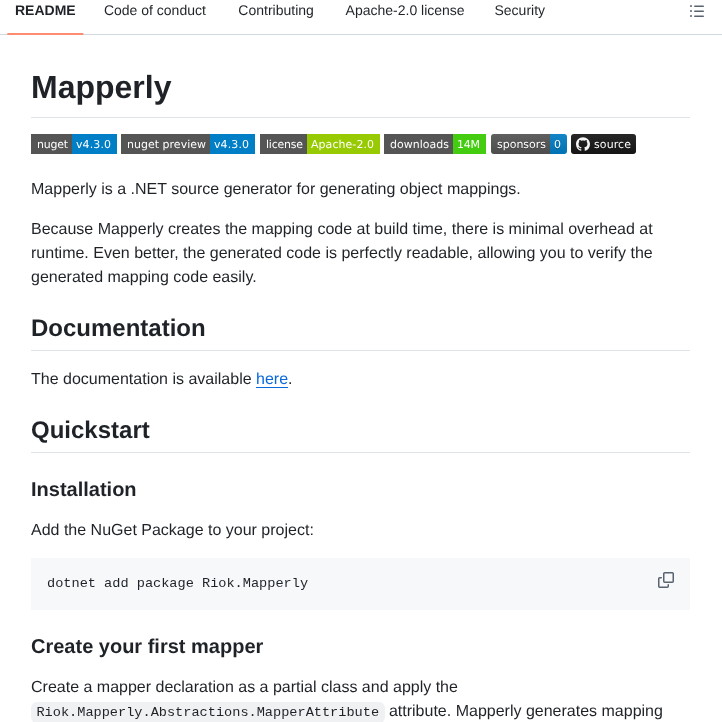 Riok Mapperly screenshot