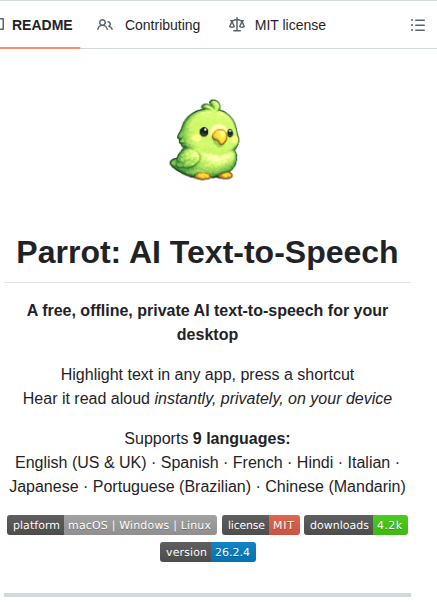 Rishiskhare Parrot screenshot