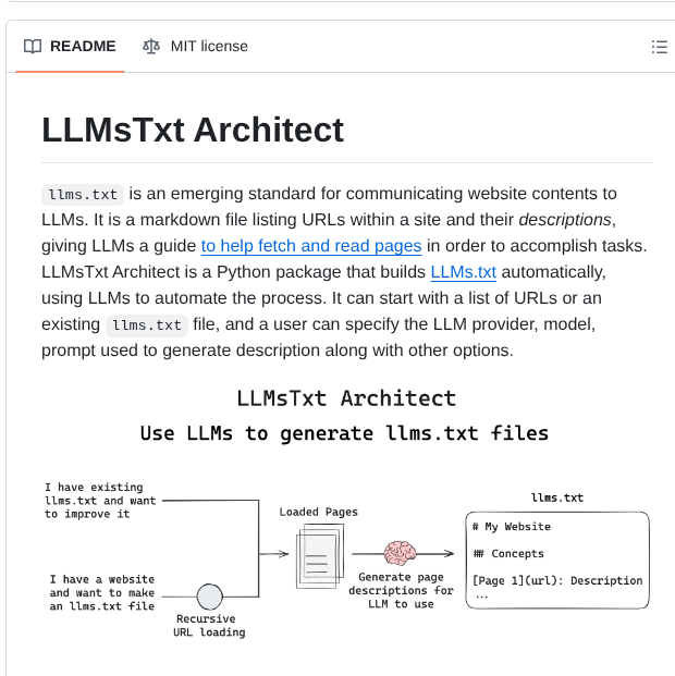 Rlancemartin Llmstxt_architect screenshot