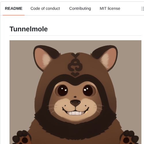 Robbie Cahill Tunnelmole Client screenshot