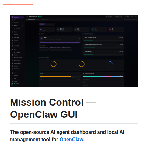 Robsannaa Openclaw Mission Control screenshot