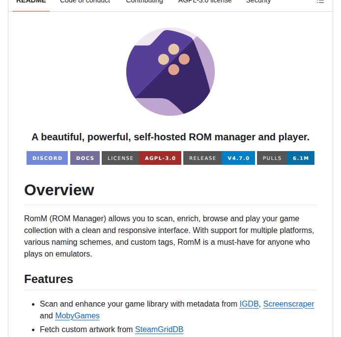 Rommapp Romm screenshot
