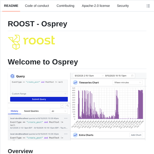Roostorg Osprey screenshot