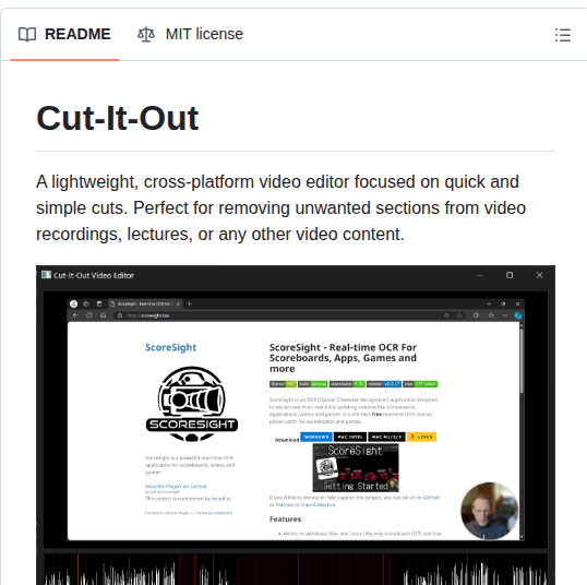 Royshil Cut It Out screenshot