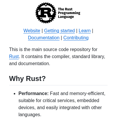 Rust Lang Rust screenshot