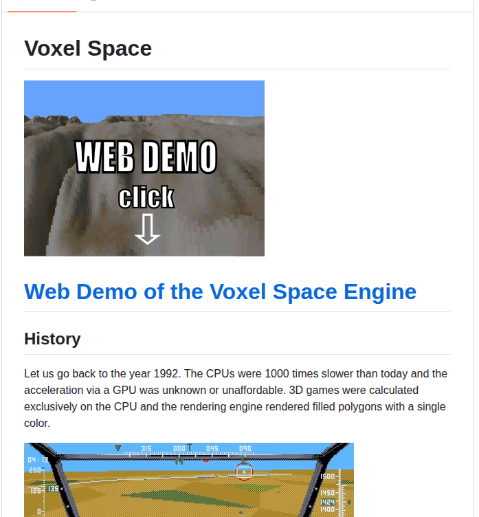 S Macke Voxelspace screenshot