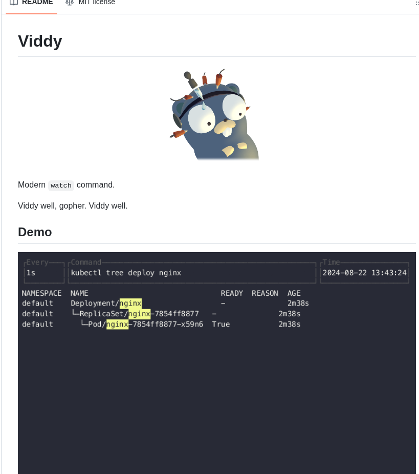 Sachaos Viddy screenshot