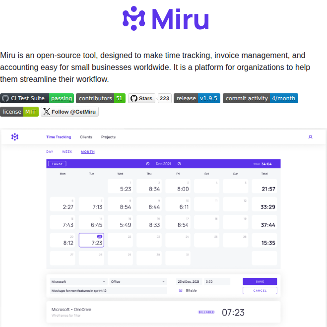 Saeloun Miru Web screenshot
