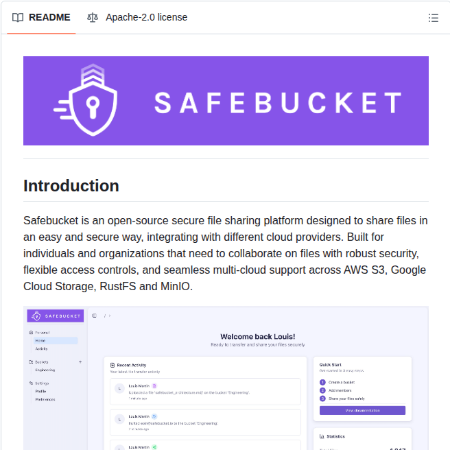 Safebucket Safebucket screenshot