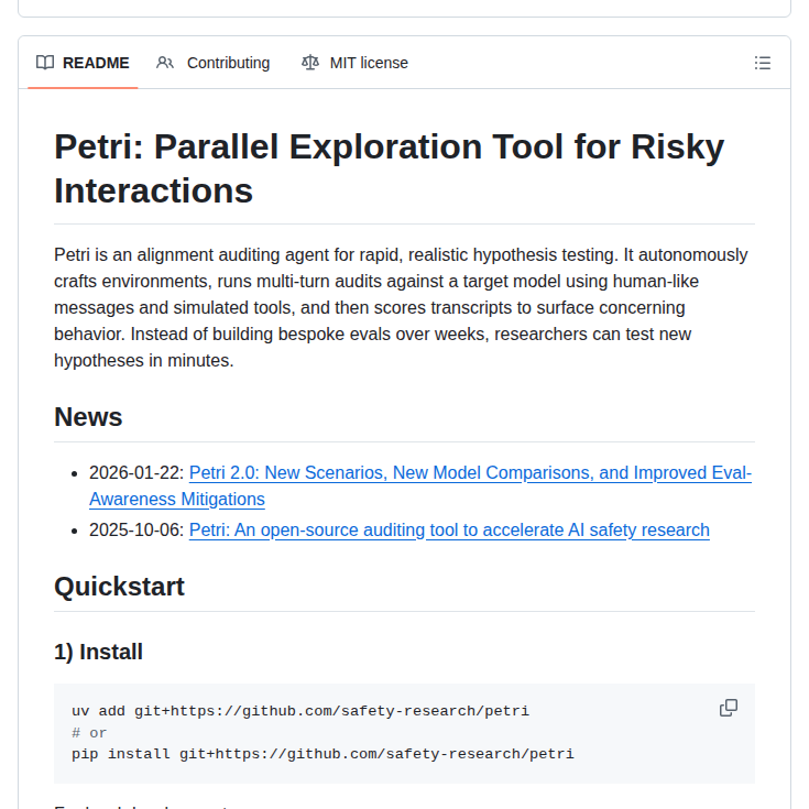 Safety Research Petri screenshot