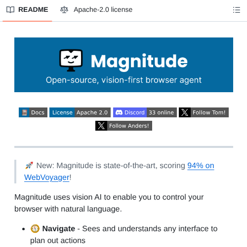 Sagekit Magnitude screenshot