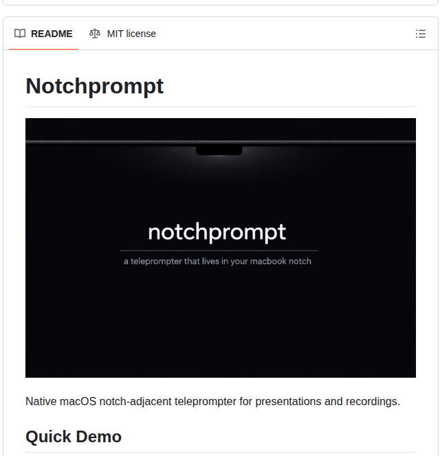 Saif0200 Notchprompt screenshot